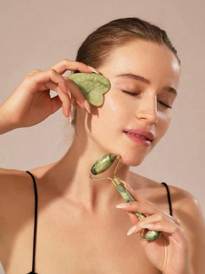 Rodillo Facial JADE + GUA SHA