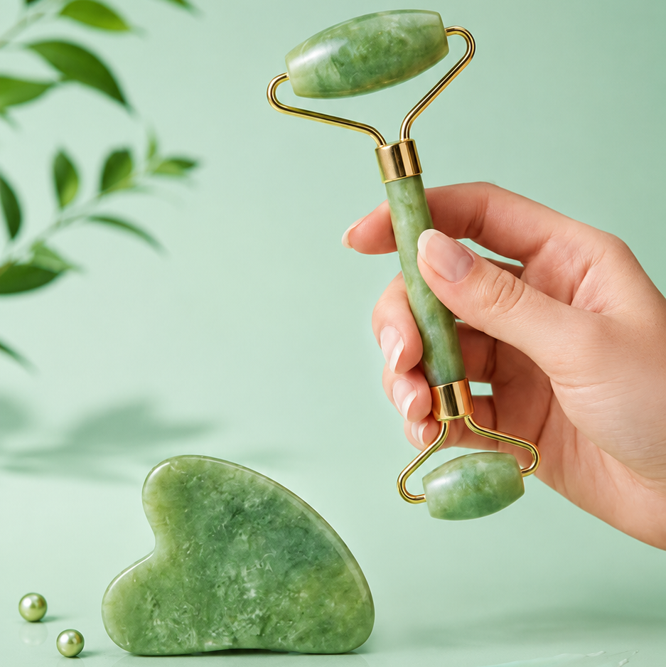 Rodillo Facial JADE + GUA SHA