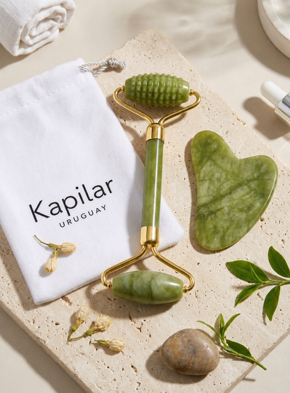 Rodillo Facial JADE + GUA SHA