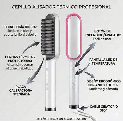 Cepillo Alisador Termico